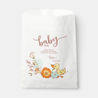 Cute Duckling Baby Shower Favour Bag