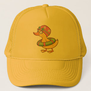 Cute Duckling Cartoon – Kids Trucker Hat
