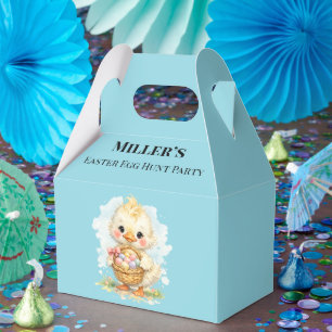 Cute Duckling Easter Egg Party Favour Favor Box