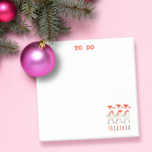 Cute Ducks Christmas To Do List Post-It Notes