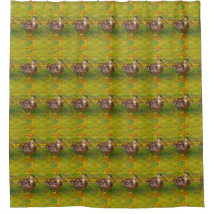 Cute Ducks In A Row Animal Pattern 