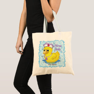 Cute  Ducky Nurse Tote Bag