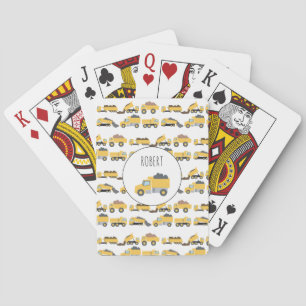 Cute Dump Trucks Construction Trucks  Playing Cards