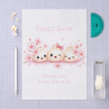 Cute Dumpling Girl Baby Shower