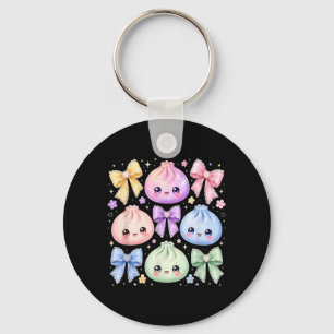 Cute Dumpling Kawaii Anime Dumpling Lovers Kids Keychain