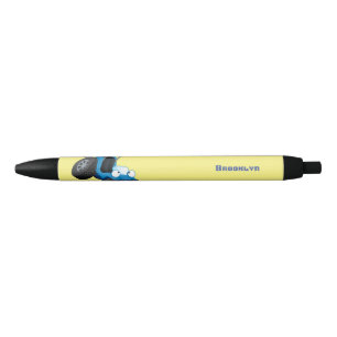 Cute dune buggy off road vehicle cartoon  black ink pen