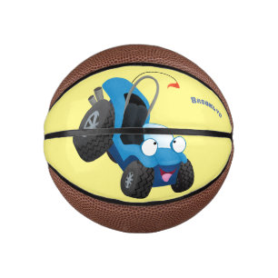Cute dune buggy off road vehicle cartoon mini basketball
