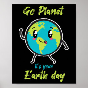 Cute Earth Day 2025 Happy Earth Day 2025 Poster