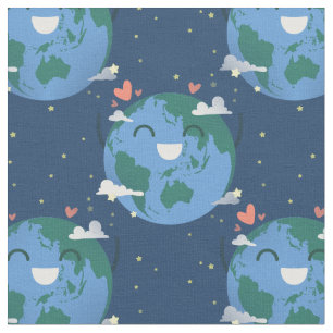 cute Earth Day fabric