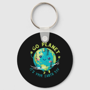 Cute Earth Day Keychain