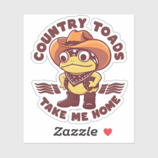Cute Earth Toad Puns Country Toads Take Me Home
