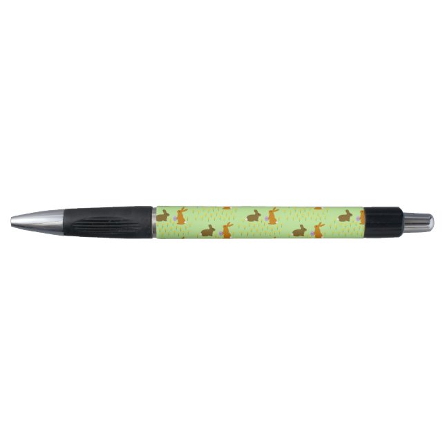 Cute Easter Bunnies and Daffodils Pen (Front)