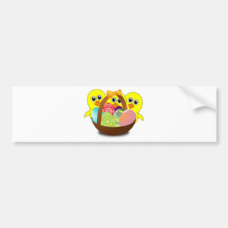 Cute Easter Bunnies Bumper Sticker