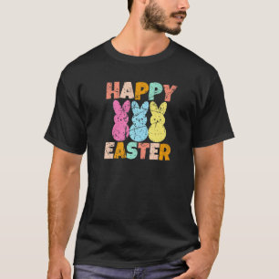 Cute Easter Bunnies Vintage Happy Easter T-Shirt