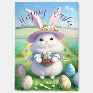 Cute Easter Bunny 01 Magnet
