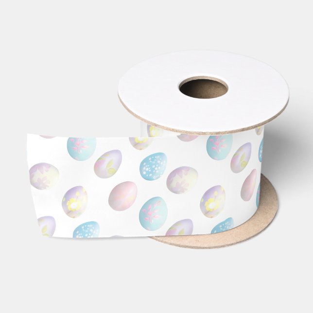 Cute Easter Bunny 01 Satin Ribbon (Spool)