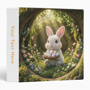 Cute Easter Bunny Binder