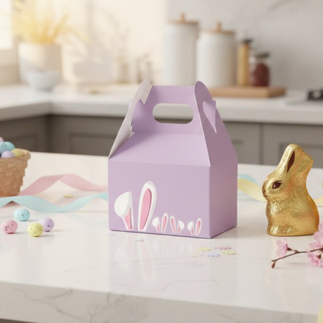 Cute Easter Bunny Ears Favor Box (Creator Uploaded)