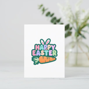 Cute Easter Bunny for a positive mood Postcard