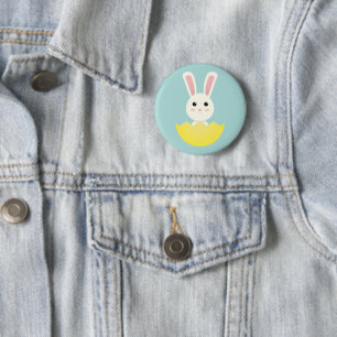 Cute Easter Bunny I 2 Inch Round Button