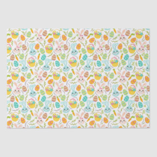 Cute Easter Bunny Pattern Tissue Paper