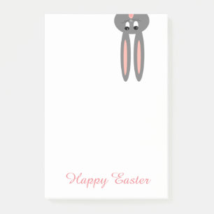 Cute Easter Bunny Pick Your Colour Post-It Notes