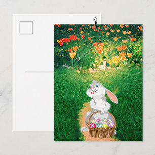 Cute Easter Bunny Postcard