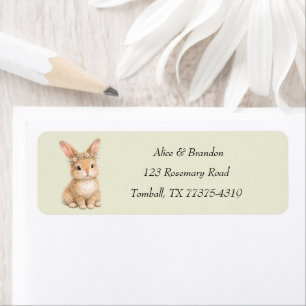Cute Easter Bunny Rabbit Brunch Watercolor