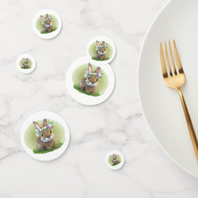 Cute Easter Bunnyfor a positive mood     Confetti (Group)