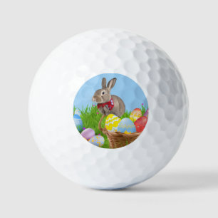 Cute Easter Bunnyfor a positive mood   Golf Balls