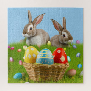 Cute Easter Bunnyfor a positive mood   Jigsaw Puzzle