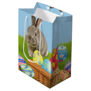 Cute Easter Bunnyfor a positive mood Medium Gift Bag