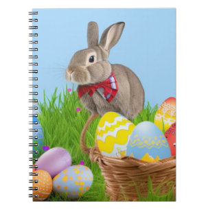 Cute Easter Bunnyfor a positive mood Notebook