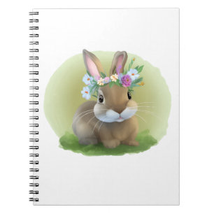 Cute Easter Bunnyfor a positive mood Notebook