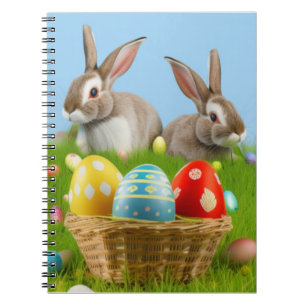 Cute Easter Bunnyfor a positive mood Notebook
