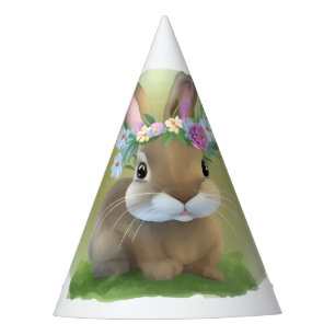 Cute Easter Bunnyfor a positive mood Party Hat