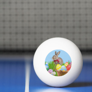 Cute Easter Bunnyfor a positive mood  Ping Pong Ball