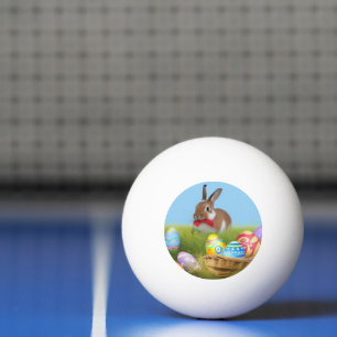 Cute Easter Bunnyfor a positive mood  Ping Pong Ball