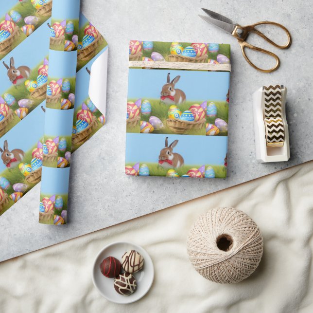 Cute Easter Bunnyfor a positive mood    Wrapping Paper (Crafts)