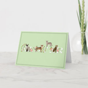 Cute Easter Card From The Cats