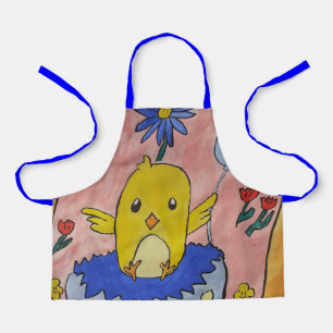 Cute Easter Chick Apron
