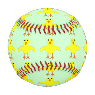 Cute Easter Chick Baseball