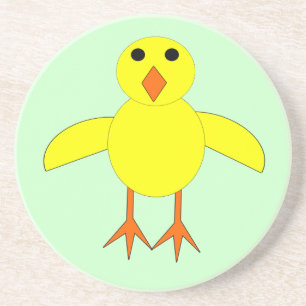 Cute Easter Chick Coasters
