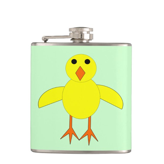 Cute Easter Chick Flask (Front)