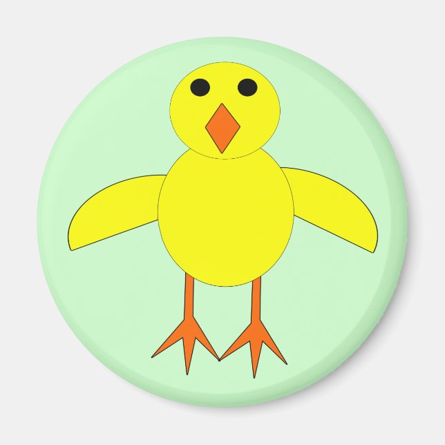 Cute Easter Chick Magnet (Front)