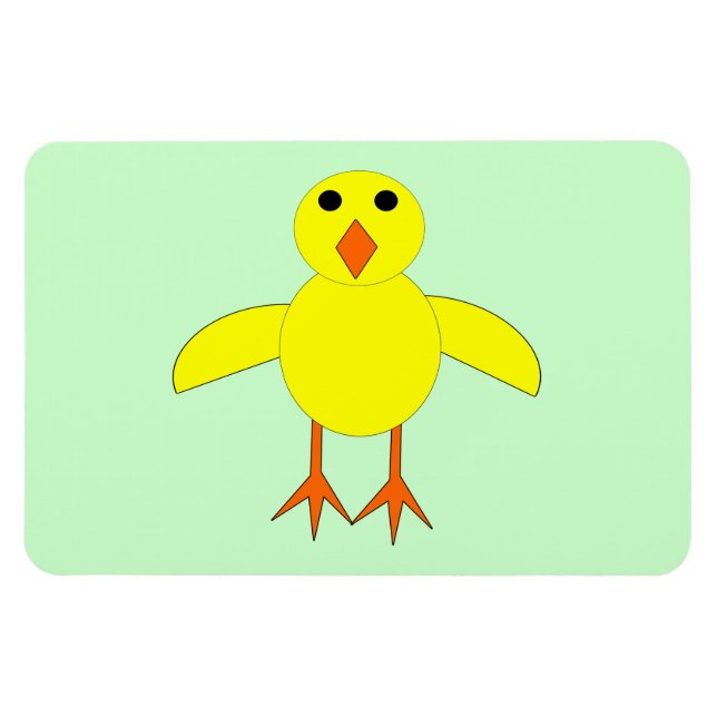 Cute Easter Chick Magnet (Horizontal)