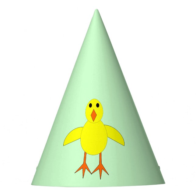 Cute Easter Chick Party Hat (Front)
