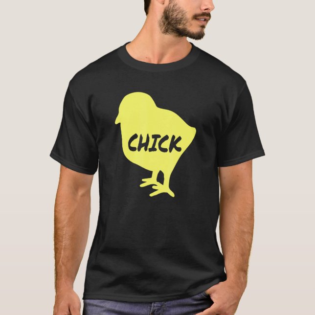 Cute Easter Chick  Spring Chicken Graphic T-Shirt (Front)