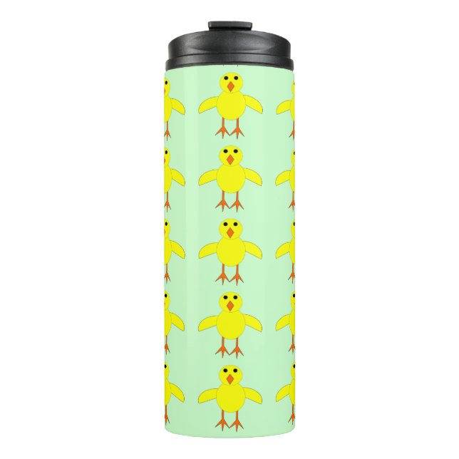 Cute Easter Chick Thermal Tumbler (Front)