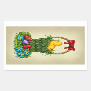 Cute Easter Chicken Sticker